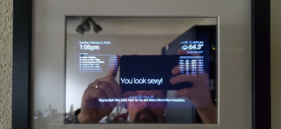 Simple Magic Mirror